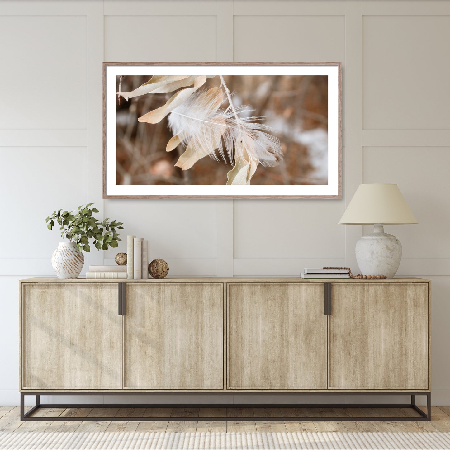 #1096F Feather in Russian Olive Tree, Samsung Frame TV Art, Digital Wallpaper, Digital Download