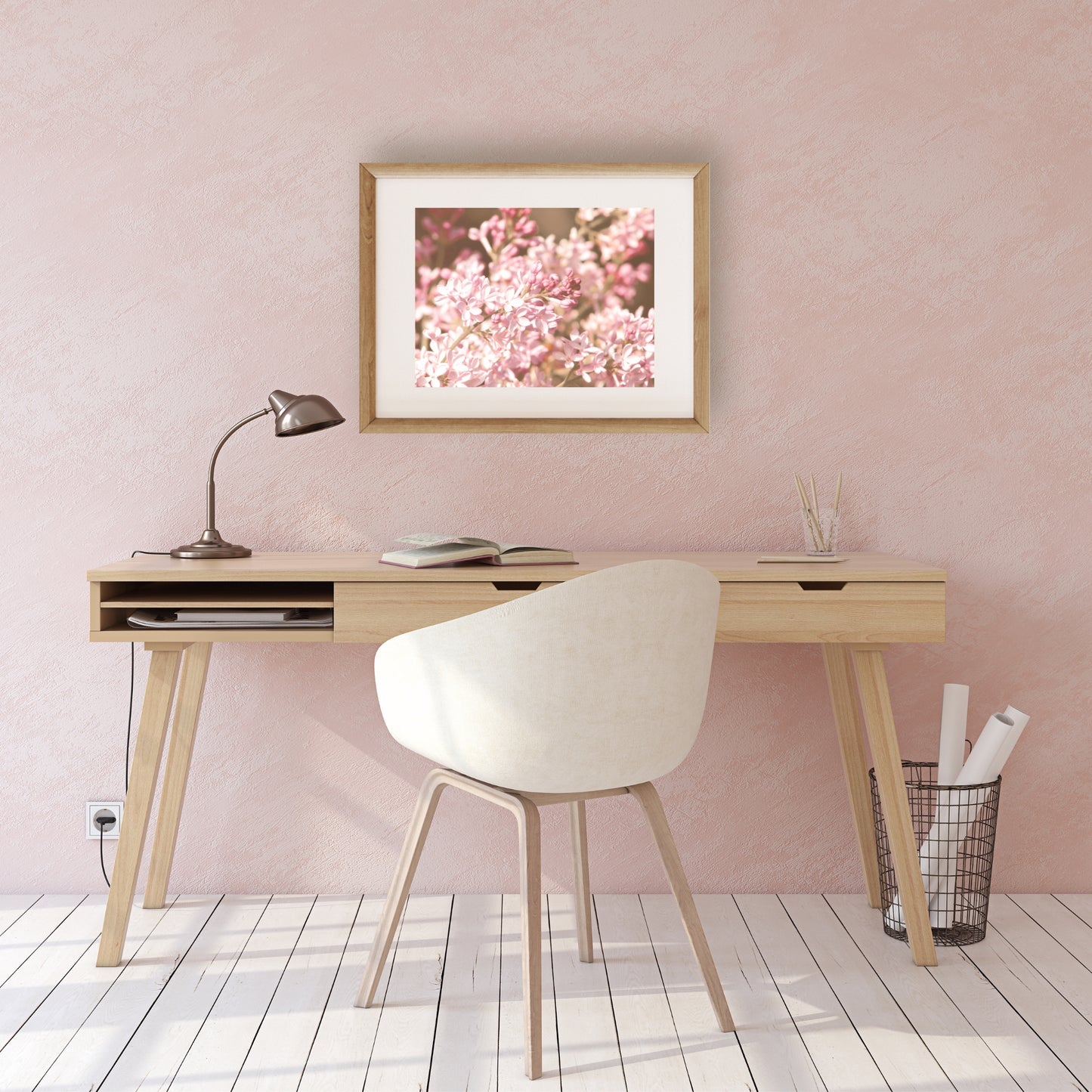 #1430 Pink Lilac, Printable Art, Digital Download, Gallery Wall Art