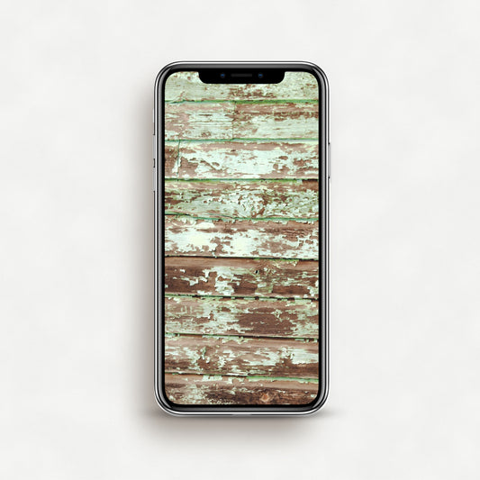 #1559P Rustic Green Planks - Phone Wallpaper, iPhone Wallpaper, Android Wallpaper, Lock Screen Wallpaper