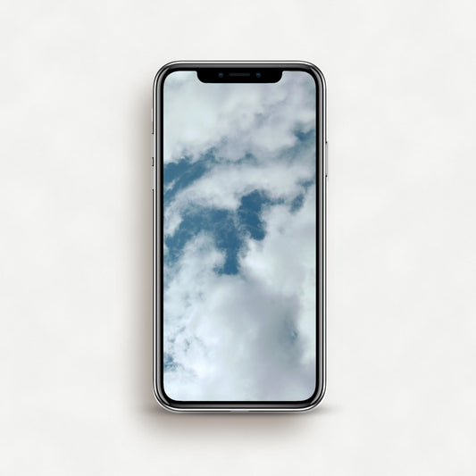 #1564P Clouds in Blue Sky - Phone Wallpaper, iPhone Wallpaper, Android Wallpaper, Lock Screen Wallpaper