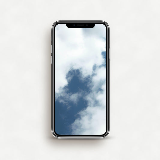 #1565P Clouds in Blue Sky - Phone Wallpaper, iPhone Wallpaper, Android Wallpaper, Lock Screen Wallpaper