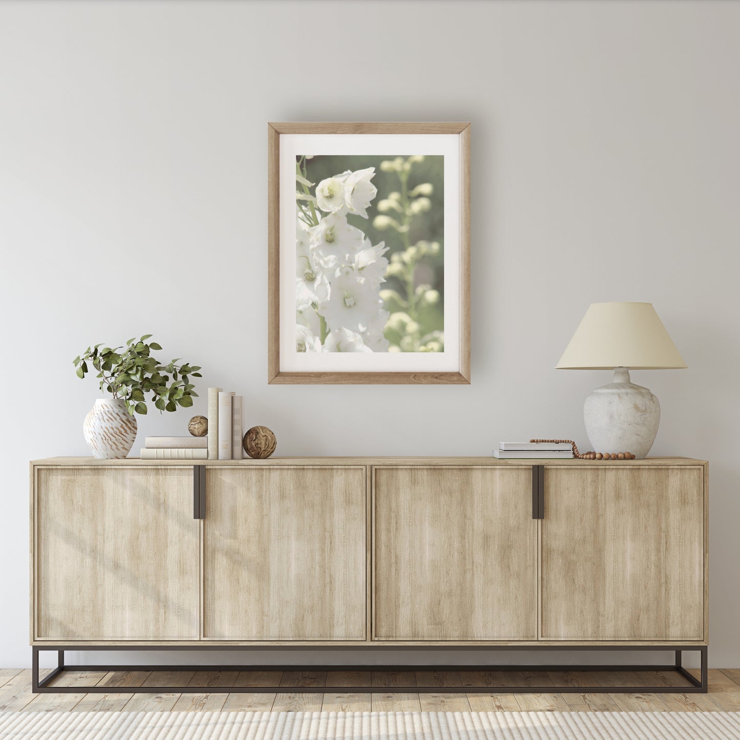 #1015 White Flowers, Printable Art, Digital Download