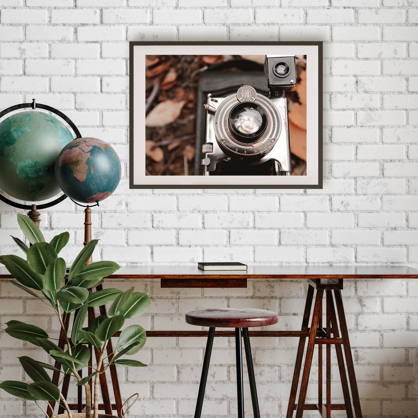 #1026 Grandpa's Vintage Camera, Printable Art, Digital Download, Home Decor, Gallery Wall Art