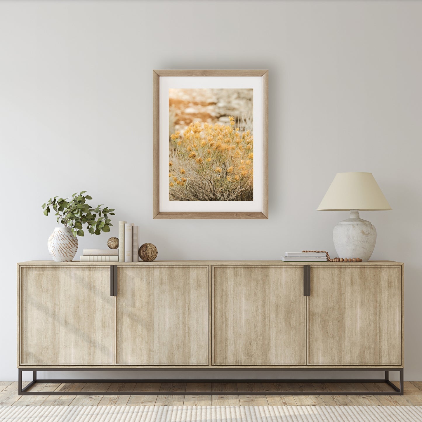 #1132 Golden Flowers in Sunlight, Printable Art, Digital Download, Home Decor, Gallery Art, Wall Art