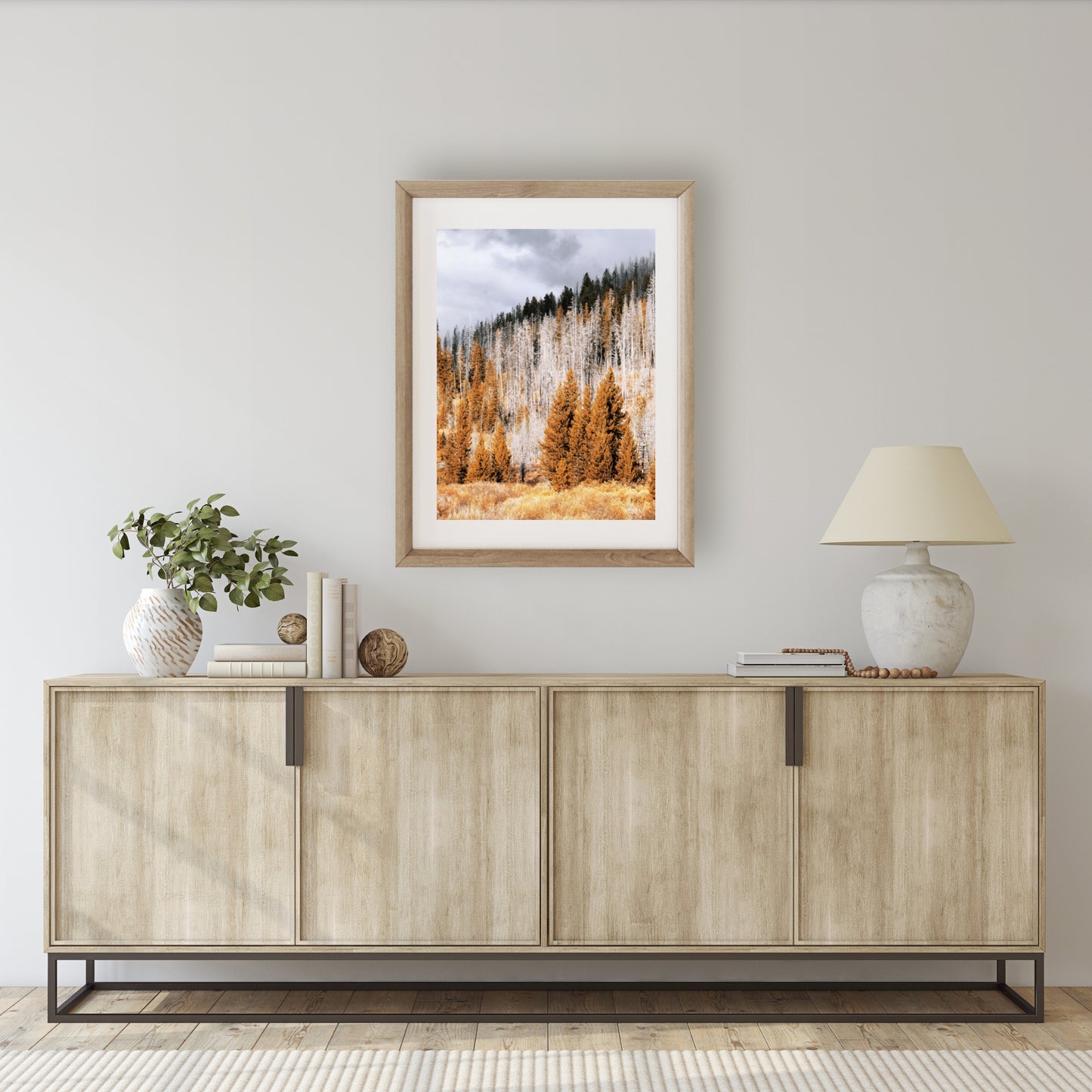 #1139 Pine Trees on Mountain, Printable Art, Digital Download, Home Decor, Gallery Art, Wall Art